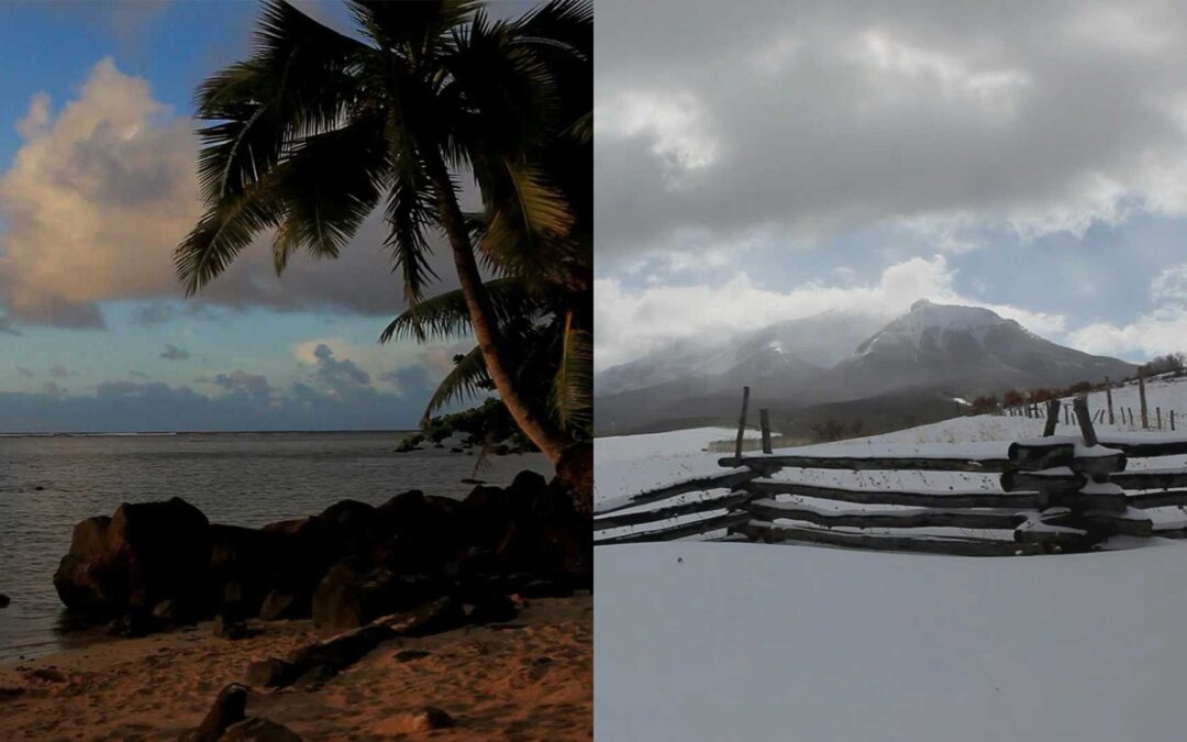 Winter snow or Hawaii warmth